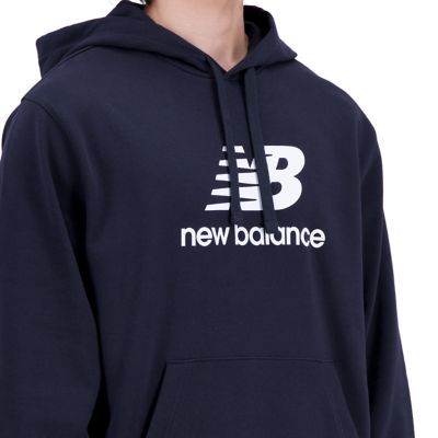 New BalanceEssentials Stacked Logo Hoodie - schwarz