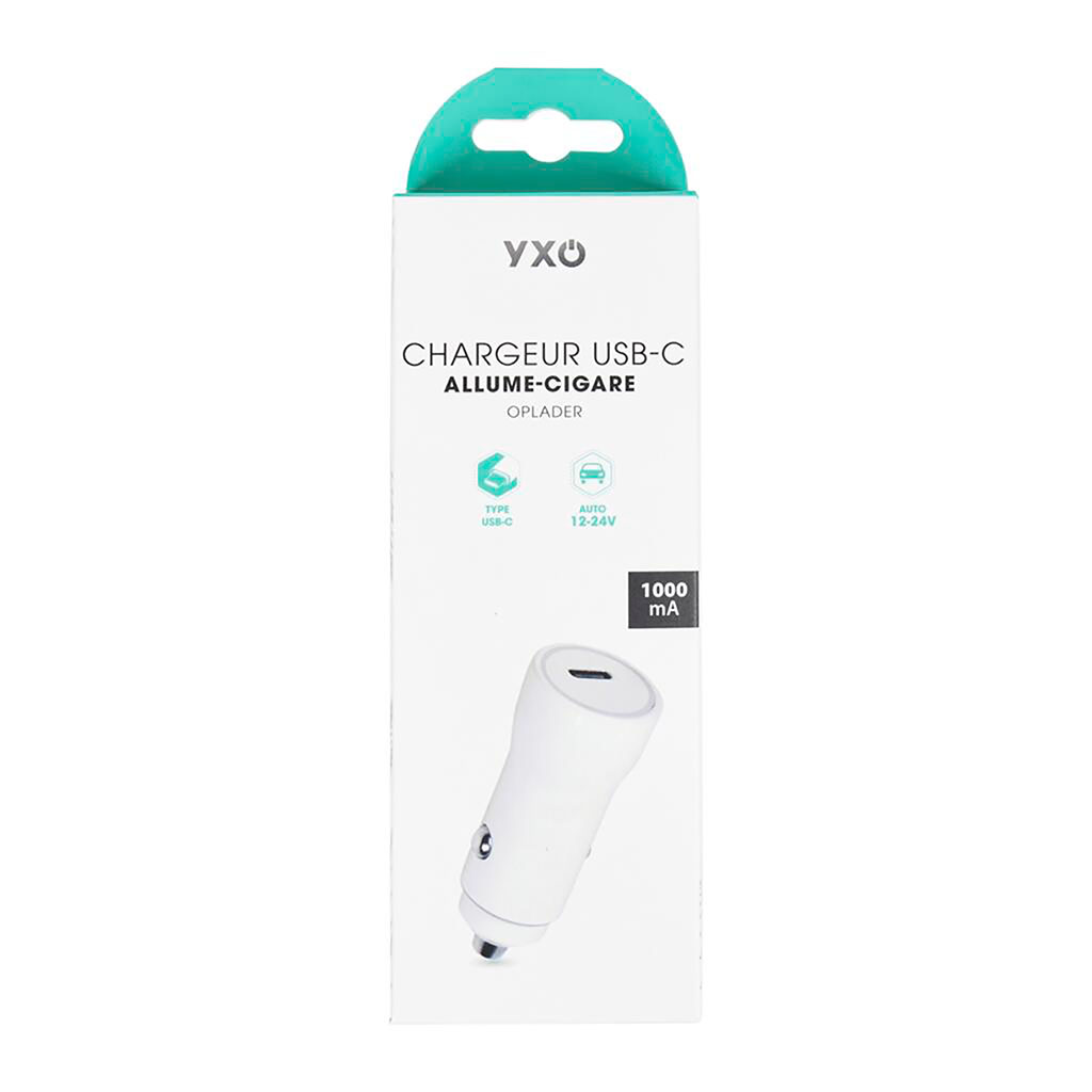 Chargeur 12V port USBC pour allume-cigare