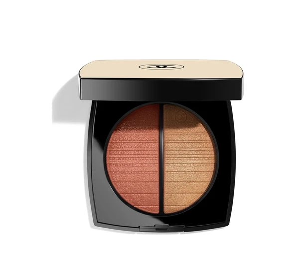 CHANEL BEIGES POUDRE BELLE MINE LUMIERE DORÉE Création exclusive – duo de poudres illuminatricesSOLEIL COUCHANT