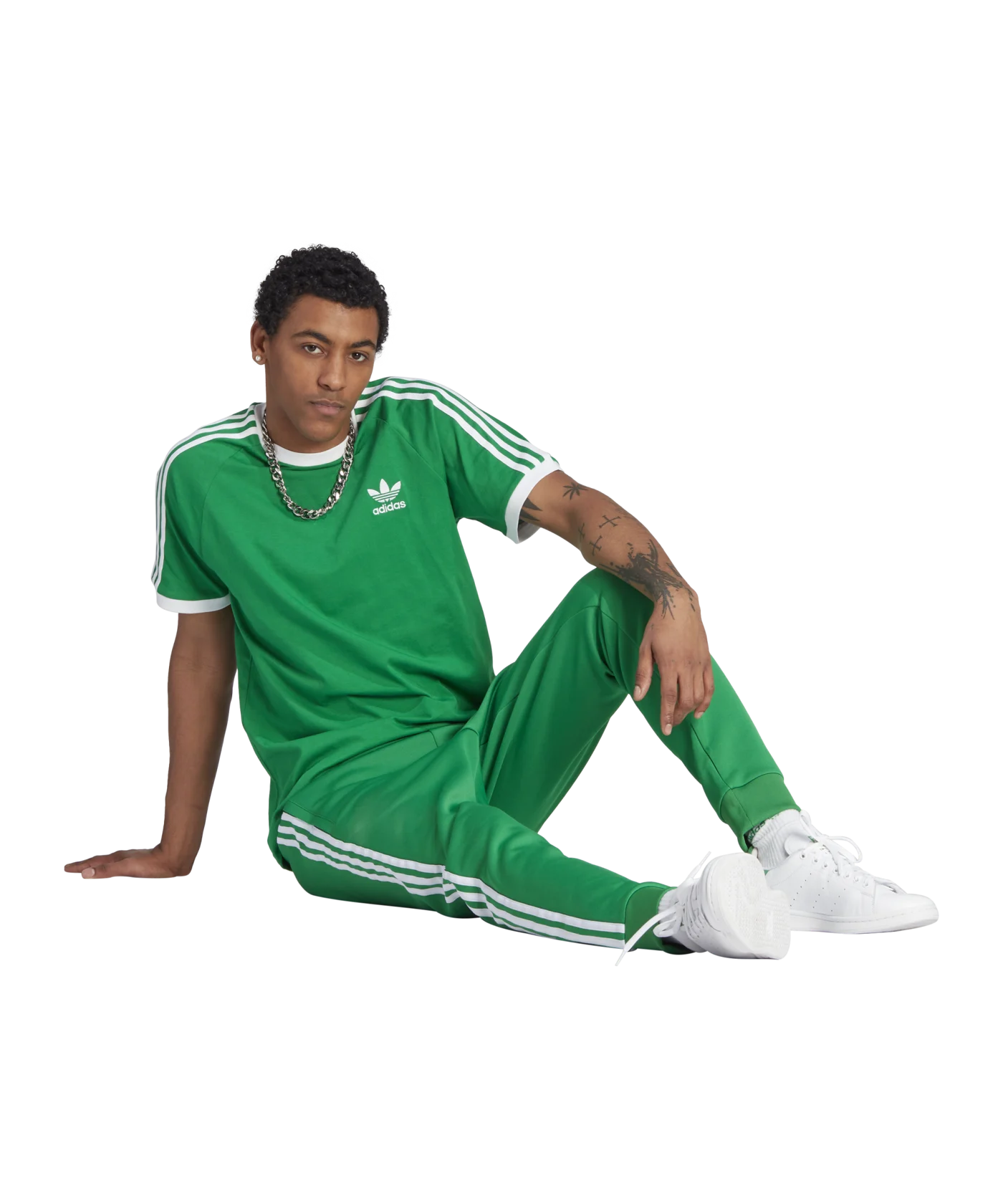 adidas Originals 3S T-Shirt Grün