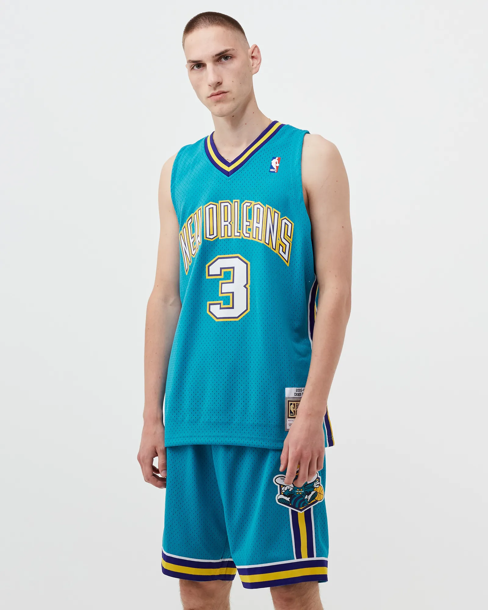 Mitchell & Ness NBA SWINGMAN JERSEY NEW ORLEANS HORNETS ROAD 2005-06 CHRIS PAUL #3