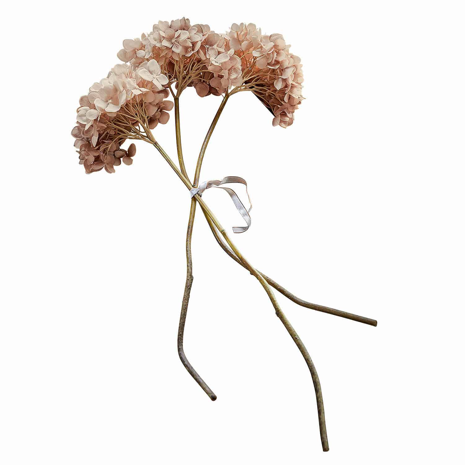 Deko-Blume 3er Set Amarente rosa/grün