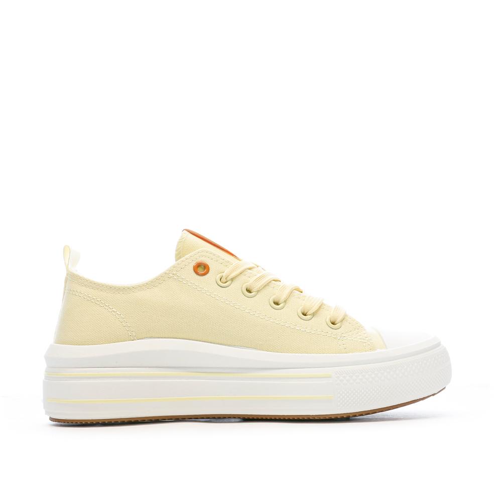 Baskets Basses Jaune Femme Refresh Lona