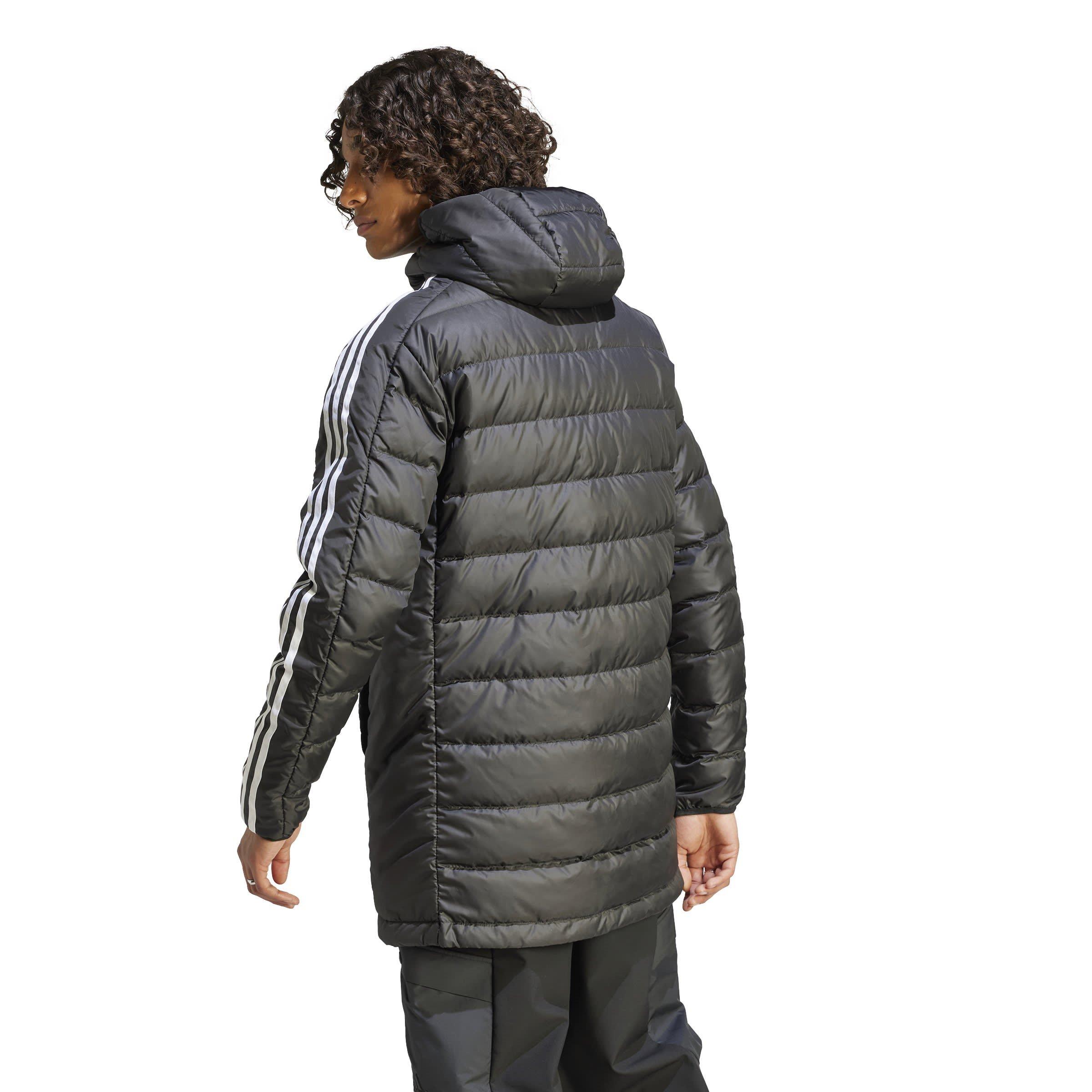adidas Essentials 3 Stripes Light Down Hooded Parka
