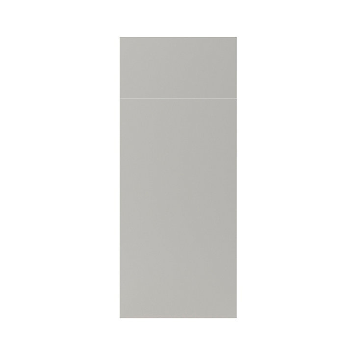 Façade de cuisine 1 porte et 1 tiroir Stevia gris mat l. 30 cm x H. 72 cm GoodHome