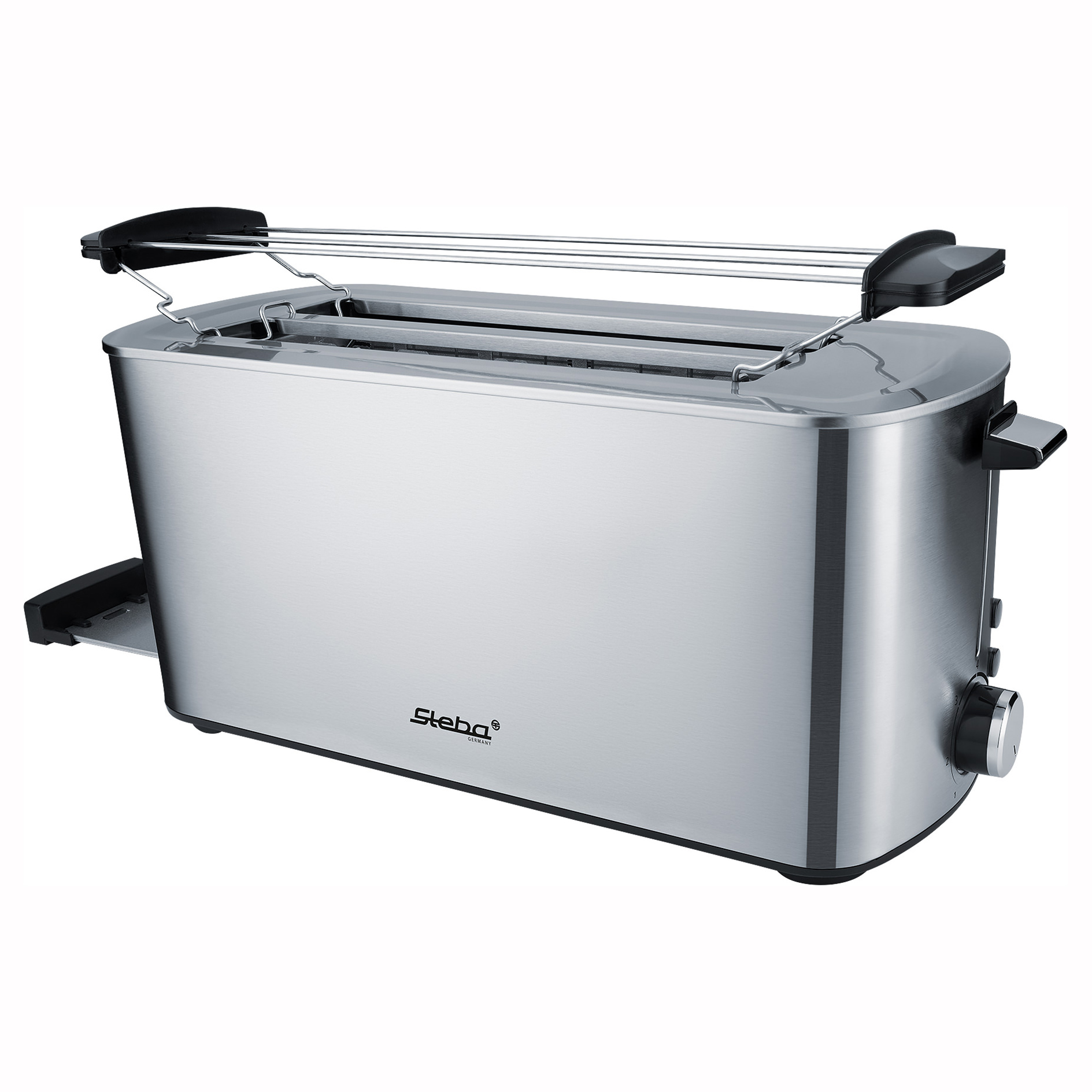 STEBA Doppel-Langschlitztoaster - Edelstahl - 4 Funktionen