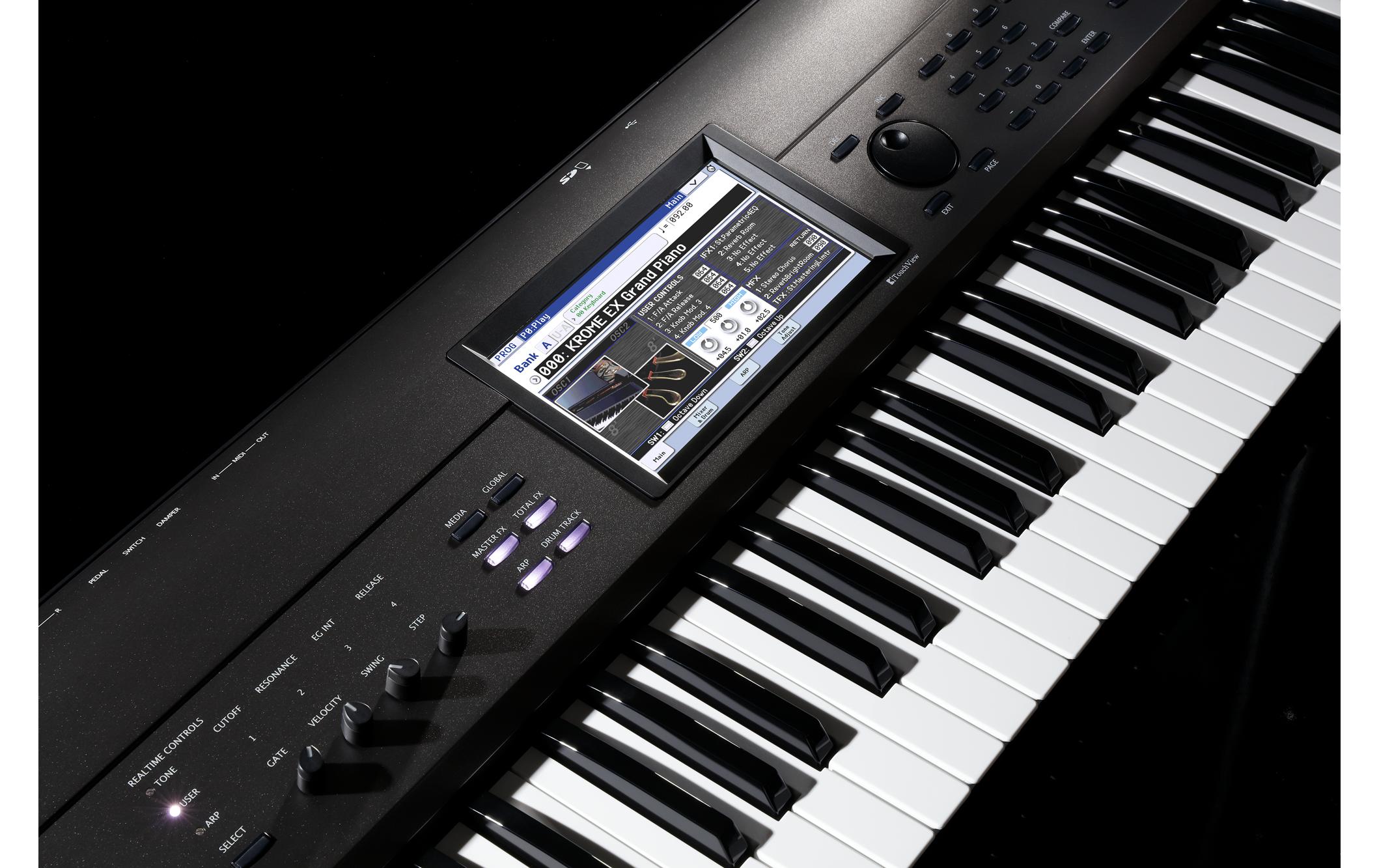 Workstation KROME EX 61<br>Synthesizer Workstation mit 61 Tasten
