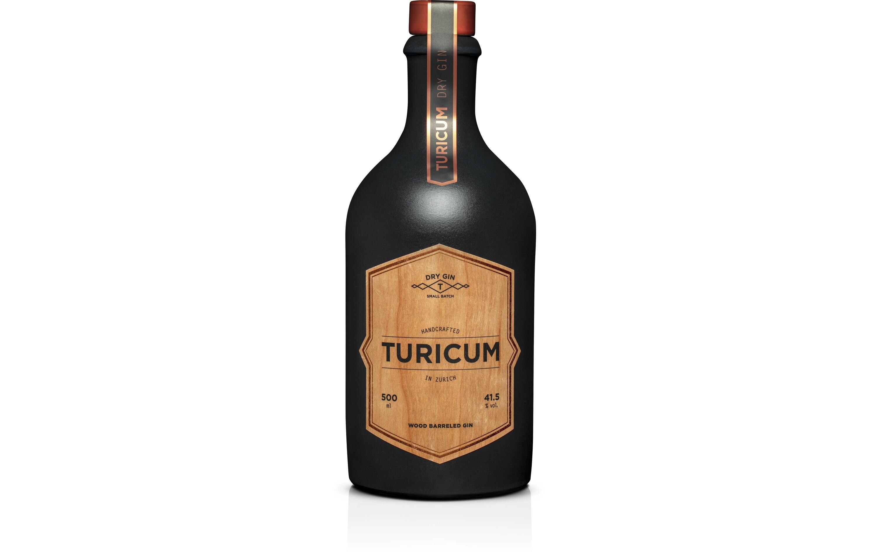 Wood Barreled Gin 0.5 lSchweizer Spirituosen Spezialität auf der Basis von Wacholder und Kräutern