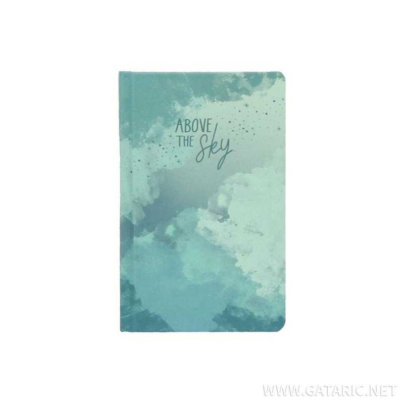 Notizbuch A6 96Blatt liniert Sky