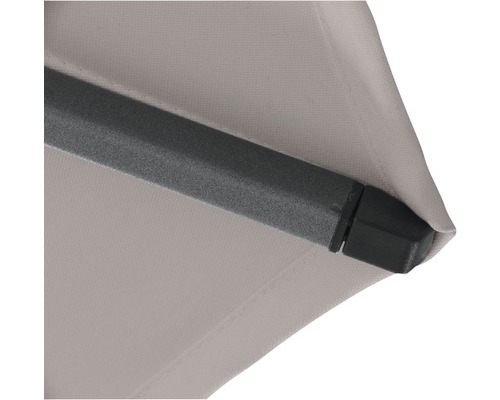 Avio parasol, polyester, Ø 350 cm, antraciet taupe