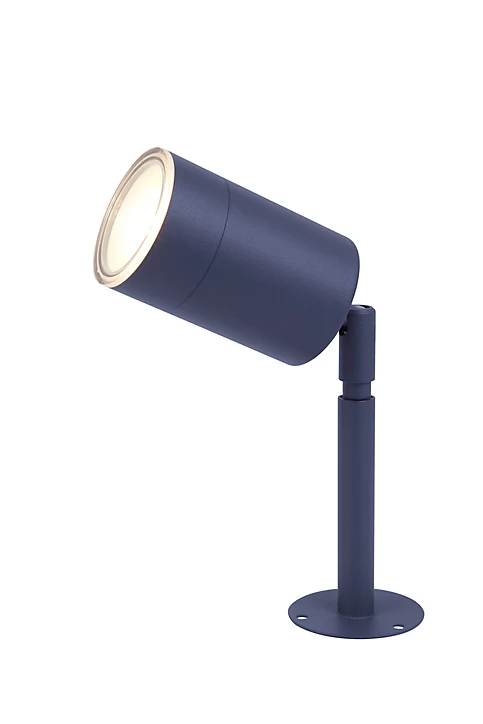 Balise solaire LED Blooma Candiac gris