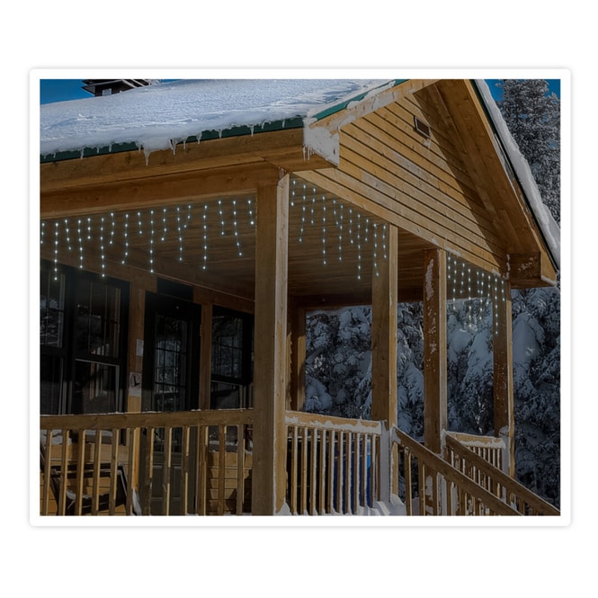 360er LED-Lichtervorhang - Eiszapfen - ca. 7,1 m