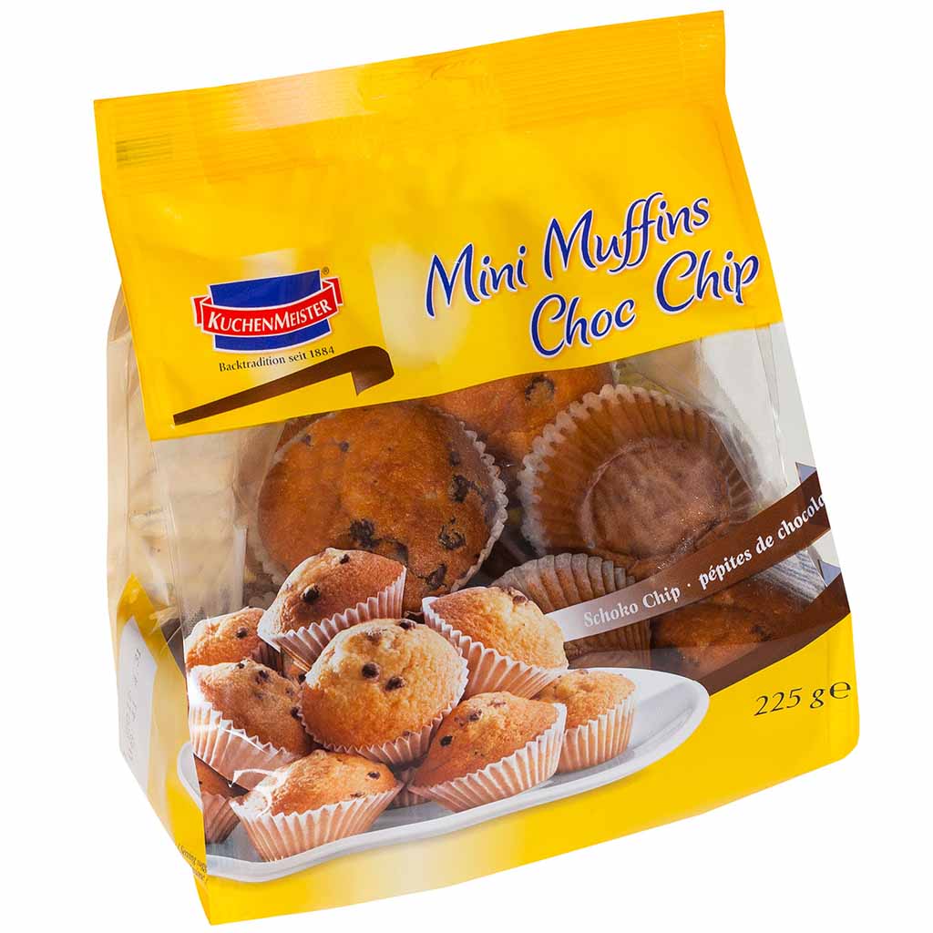 Kuchenmeister Mini Muffins Choc Chip 225g MHD:24.1.25