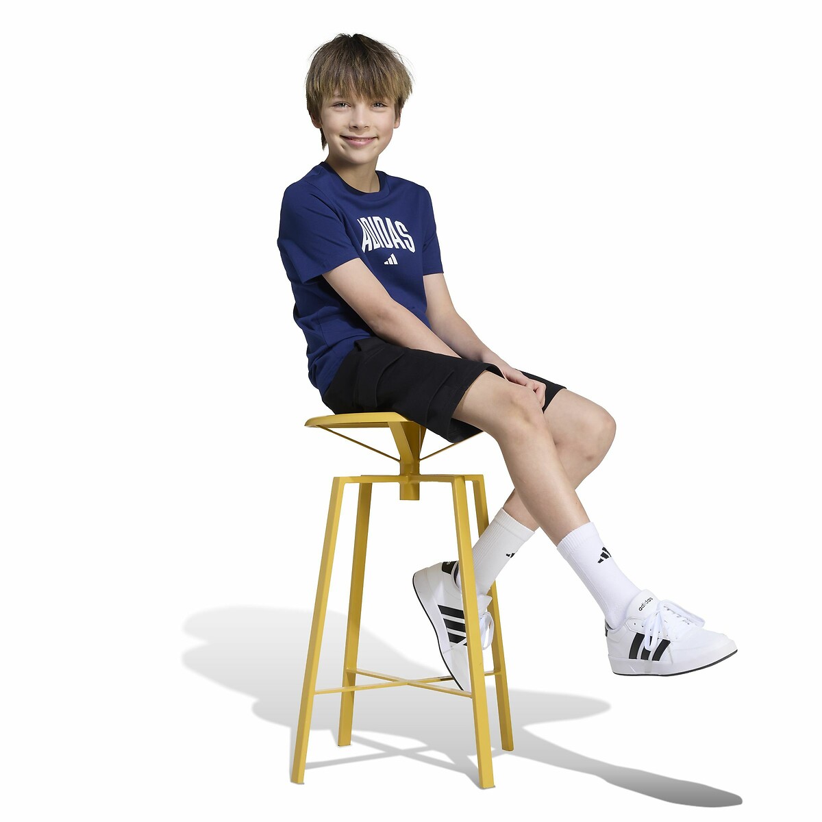 ADIDAS ROUPAS ESPORTIVAS<br>Camiseta de manga curta em algodão