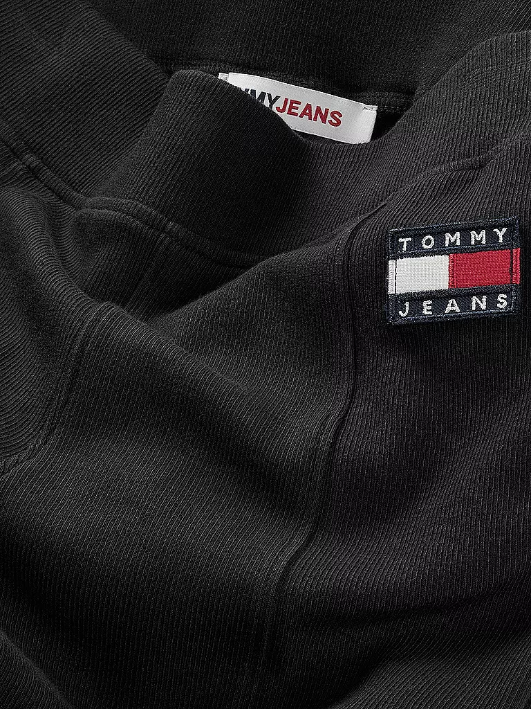 TOMMY JEANS Hose Bootcut TJW SLIT BADGE FLARE LEGGINGS schwarz