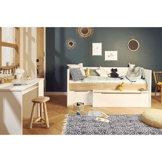 Céleste Lit compact évolutif 70x140 cm   Blanc        de               Galipette