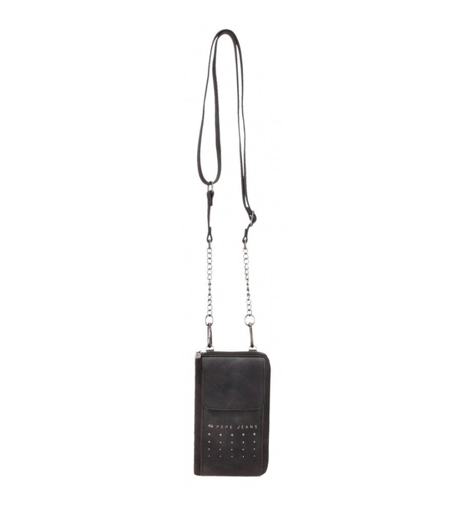 Bolsa de ombro preta Holly da Pepe Jeans