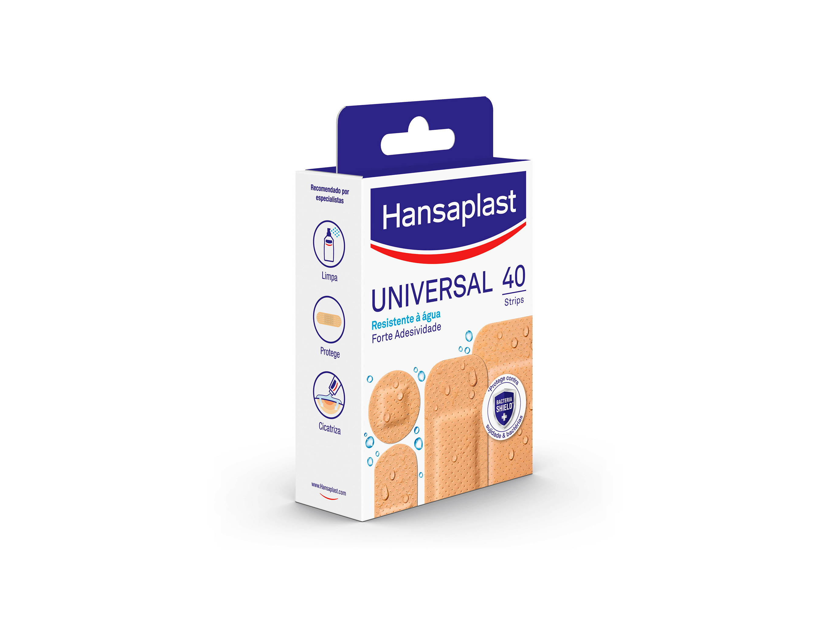 Pensos de Feridas Universal 4 Tamanhos HANSAPLAST 40 un