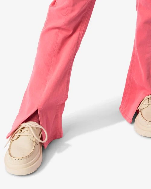 jean enfant évasé rose