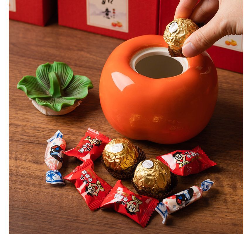 Koringa - Keramische Persimmon Container