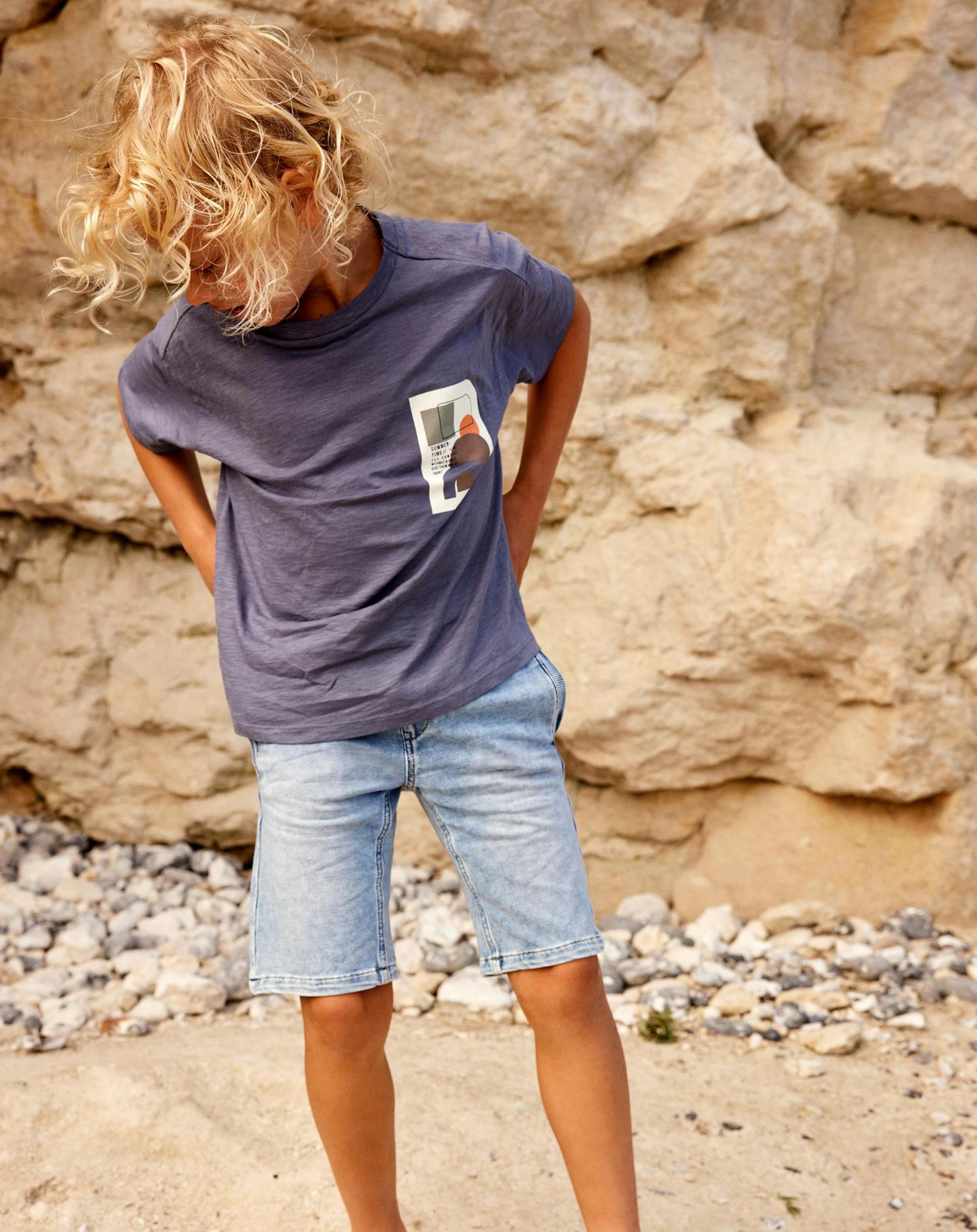 Shorts NKMRYAN in light blue