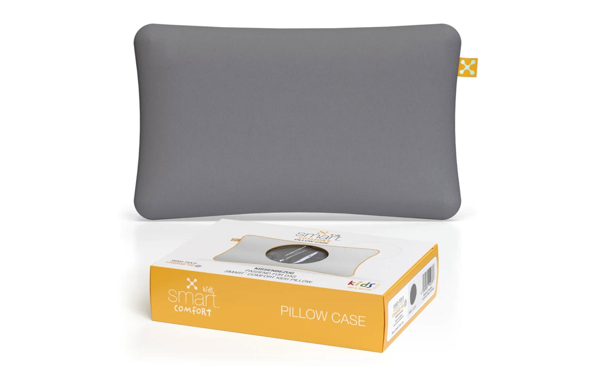 Kopfkissenbezug Smart Kids Comfort 50 x 32 cm, GrauKissenhülle