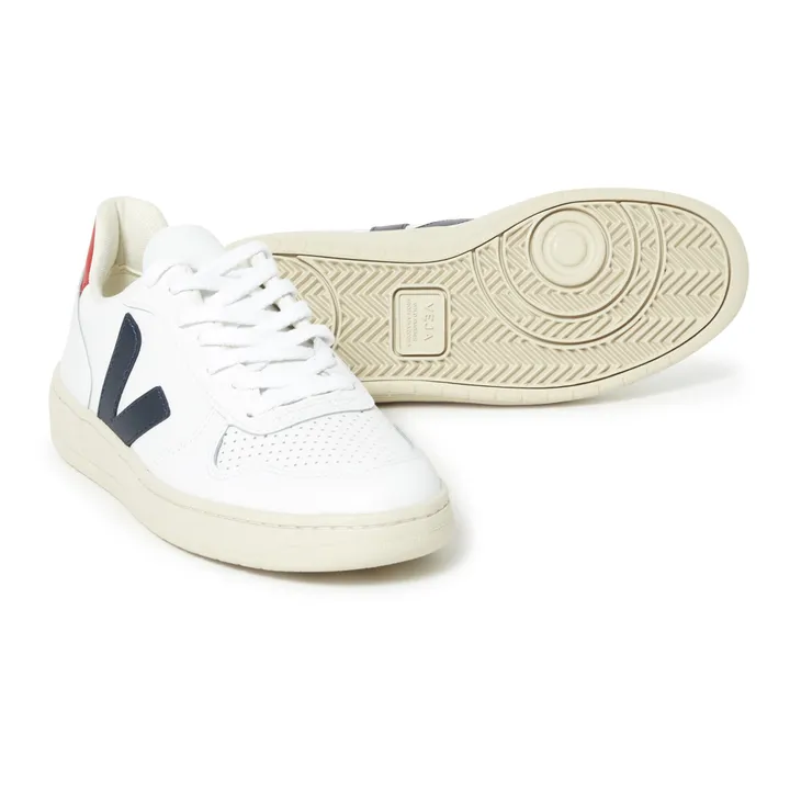 Veja Baskets Cuir V-10 | Bleu marine