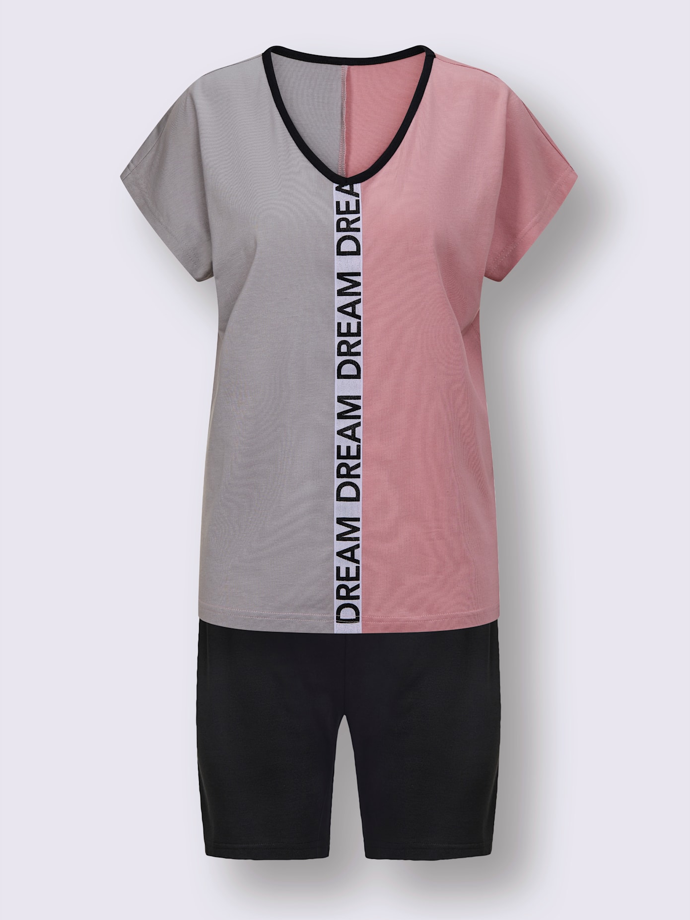 Pyjama court jersey fin