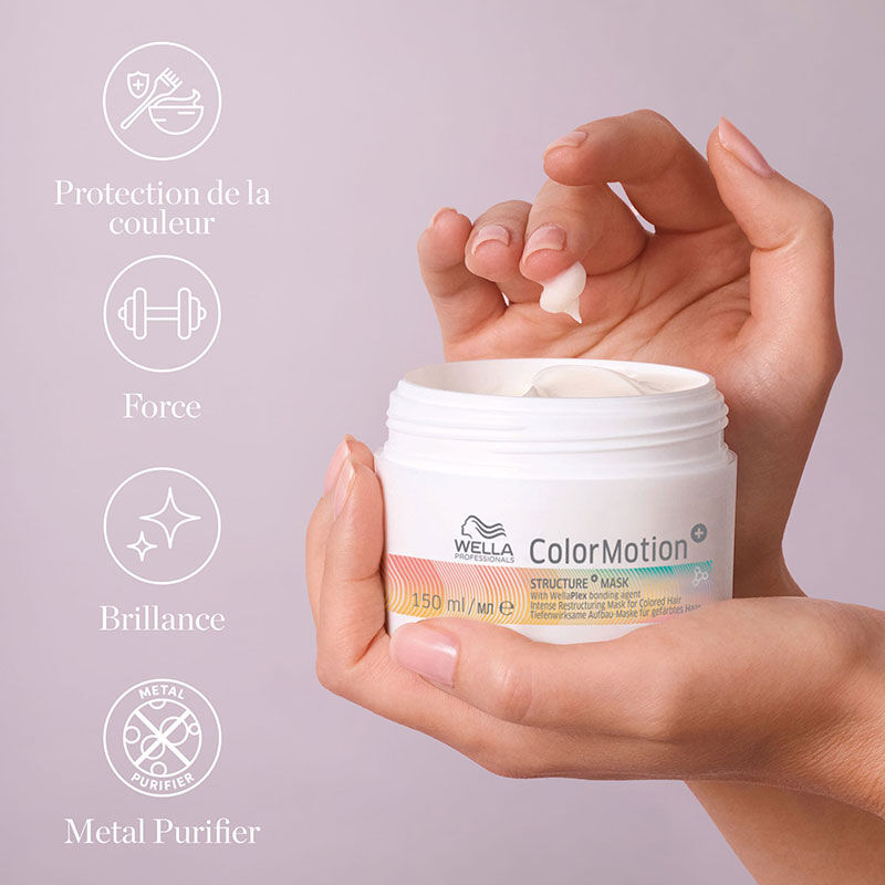 Masque restructurant Structure+ pour cheveux colorés Color Motion+ 150ml