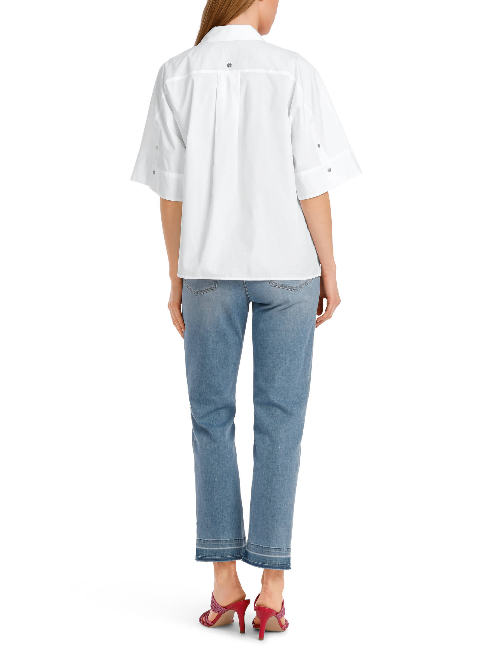 Marc Cain| Damen Schluppenbluse Kurzarm