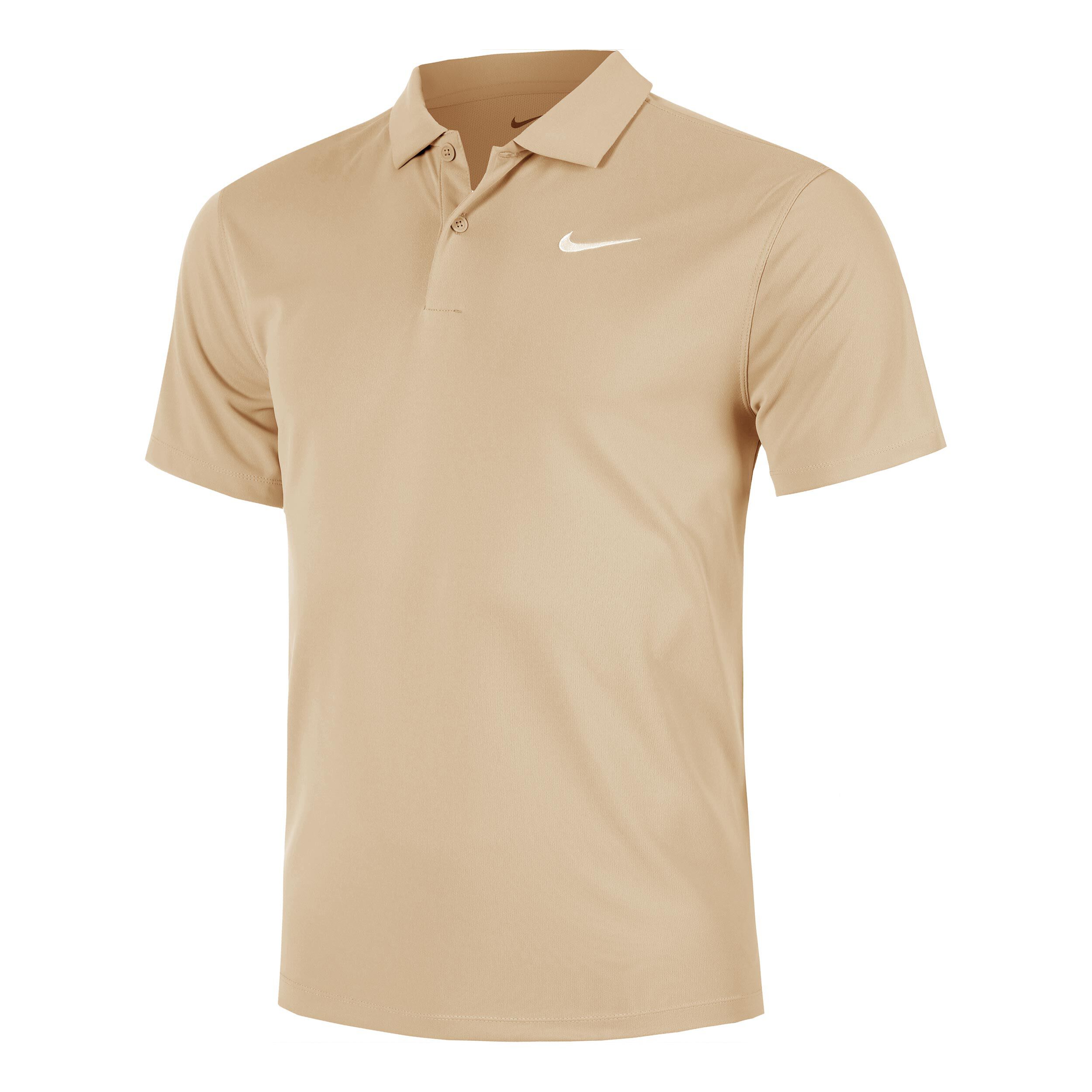 Nike Court Dri-FIT Solid Polo Hommes - Beige