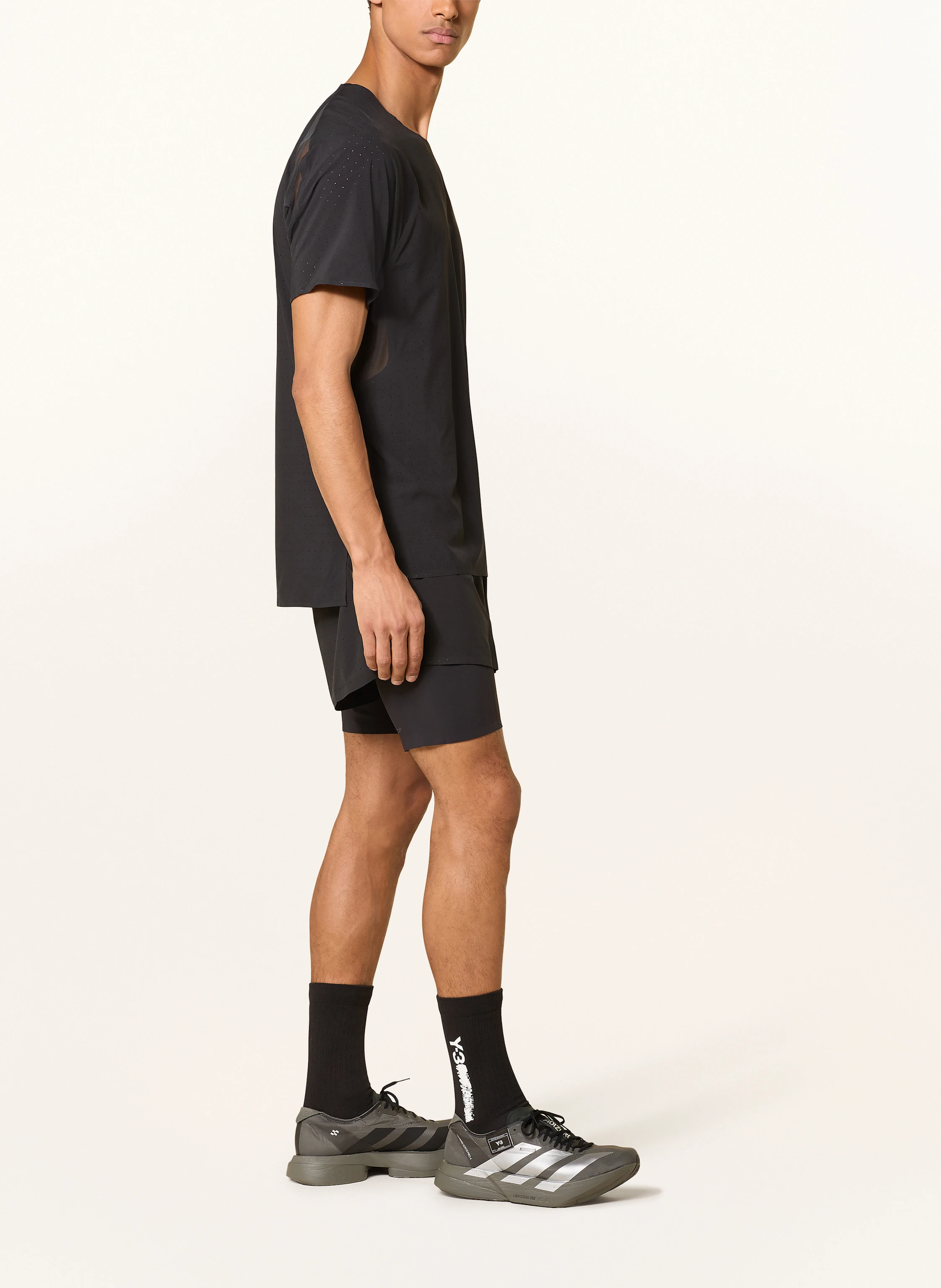 Y-3 2-in-1-Laufshorts
