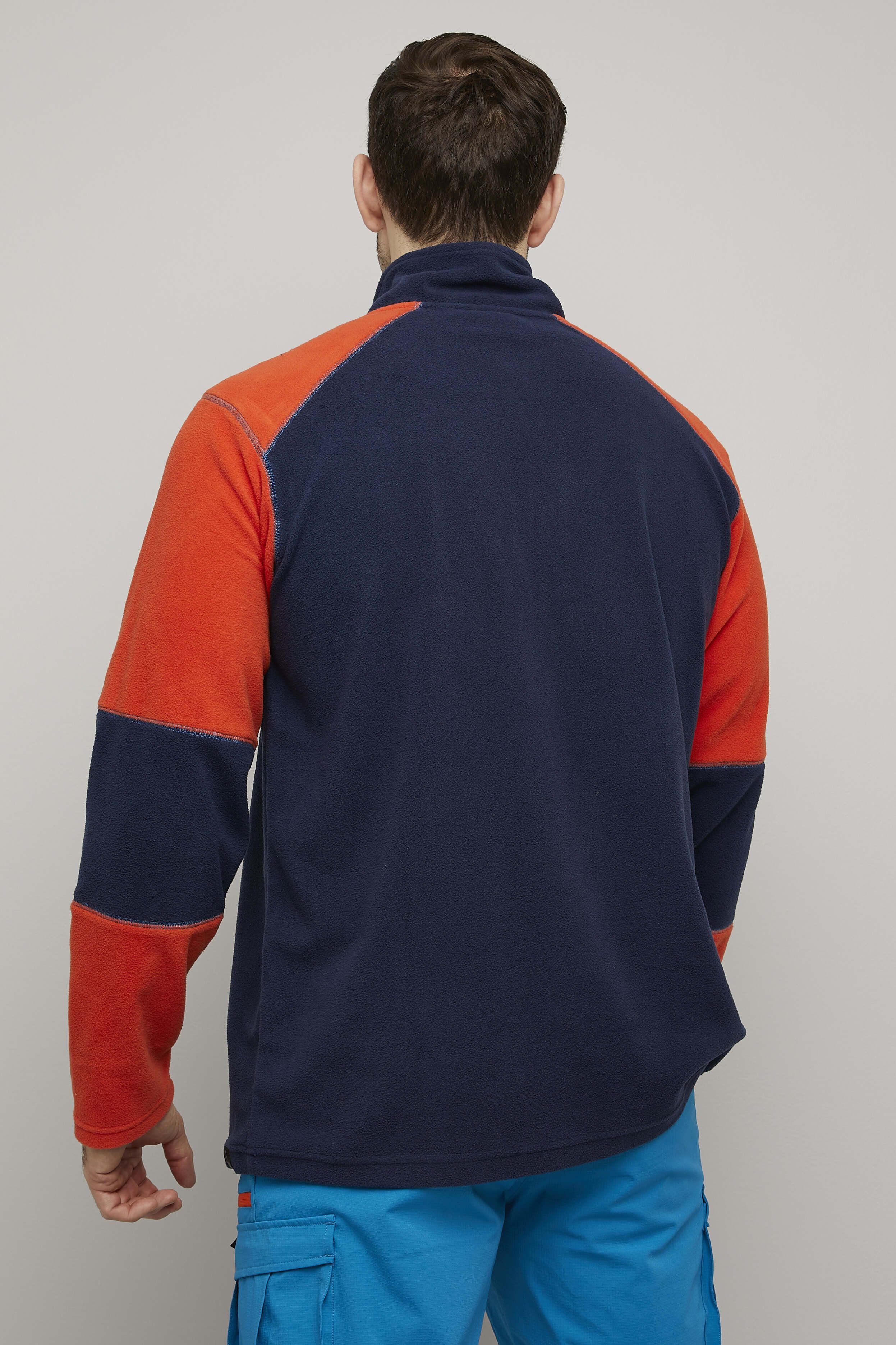 Microfleecegenser med 1/2 zip Vollasetra