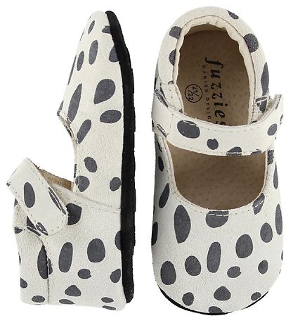 Fuzzies Ballerina Hausschuhe - Schnee - Schneeleopard