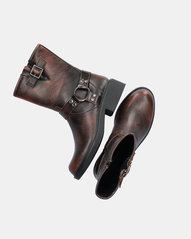 Claudia Ghizzani Bikerboots  - bruin