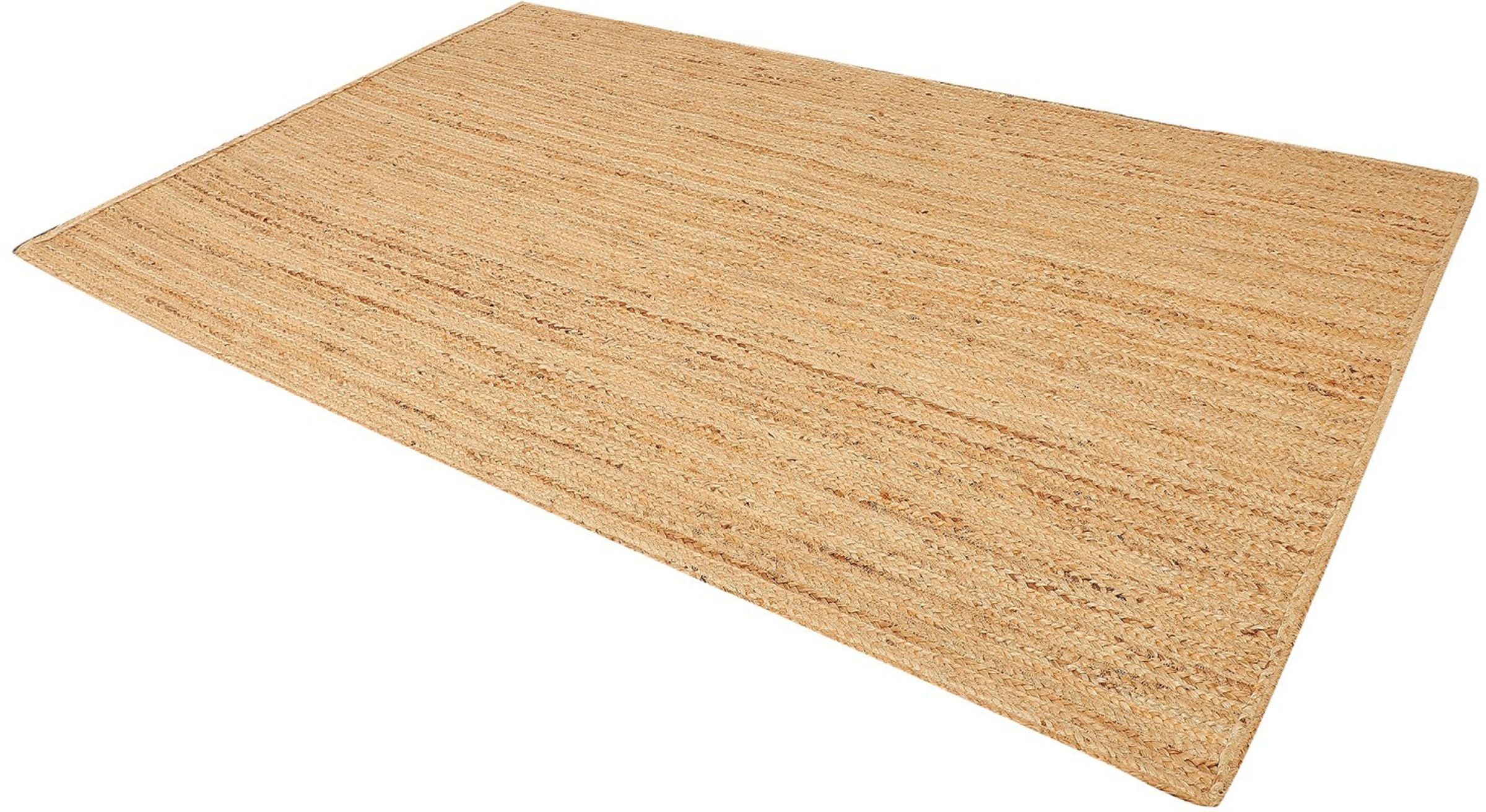 Myflair Möbel & Accessoires Läufer »Lola« rechteckig 10 mm Höhe Juteteppich, Wendeteppich, handgeflochten, 100% Naturfaser, Boho-Style