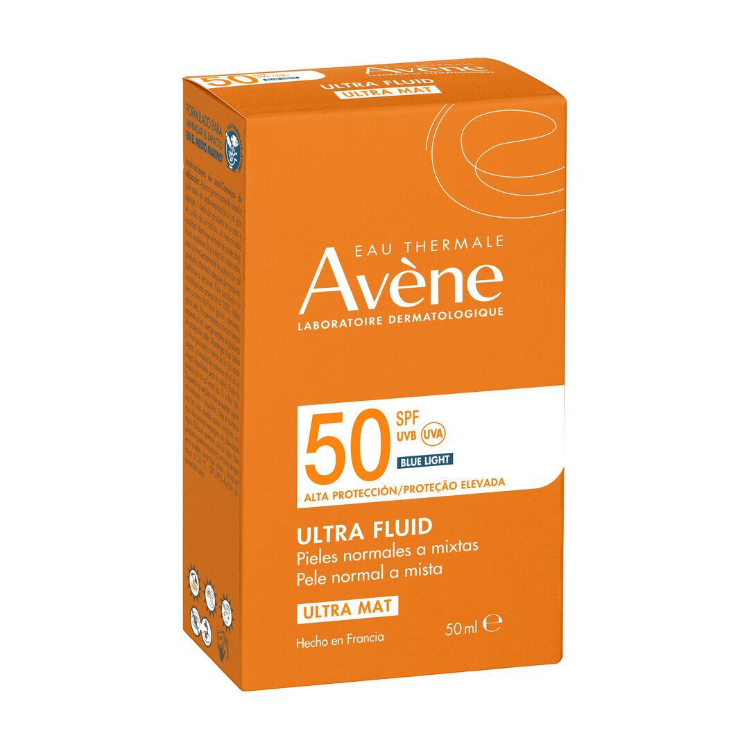 AVENE  Protetor Solar Ultra Fluid Ultra Mat SPF50 50 ml - 50ml