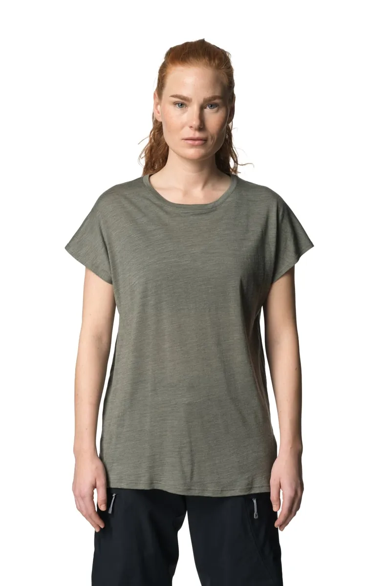 Houdini Women's Activist Tee Sage Green