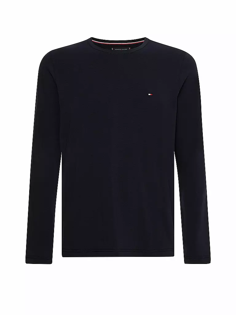 TOMMY HILFIGER Langarmshirt dunkelblau