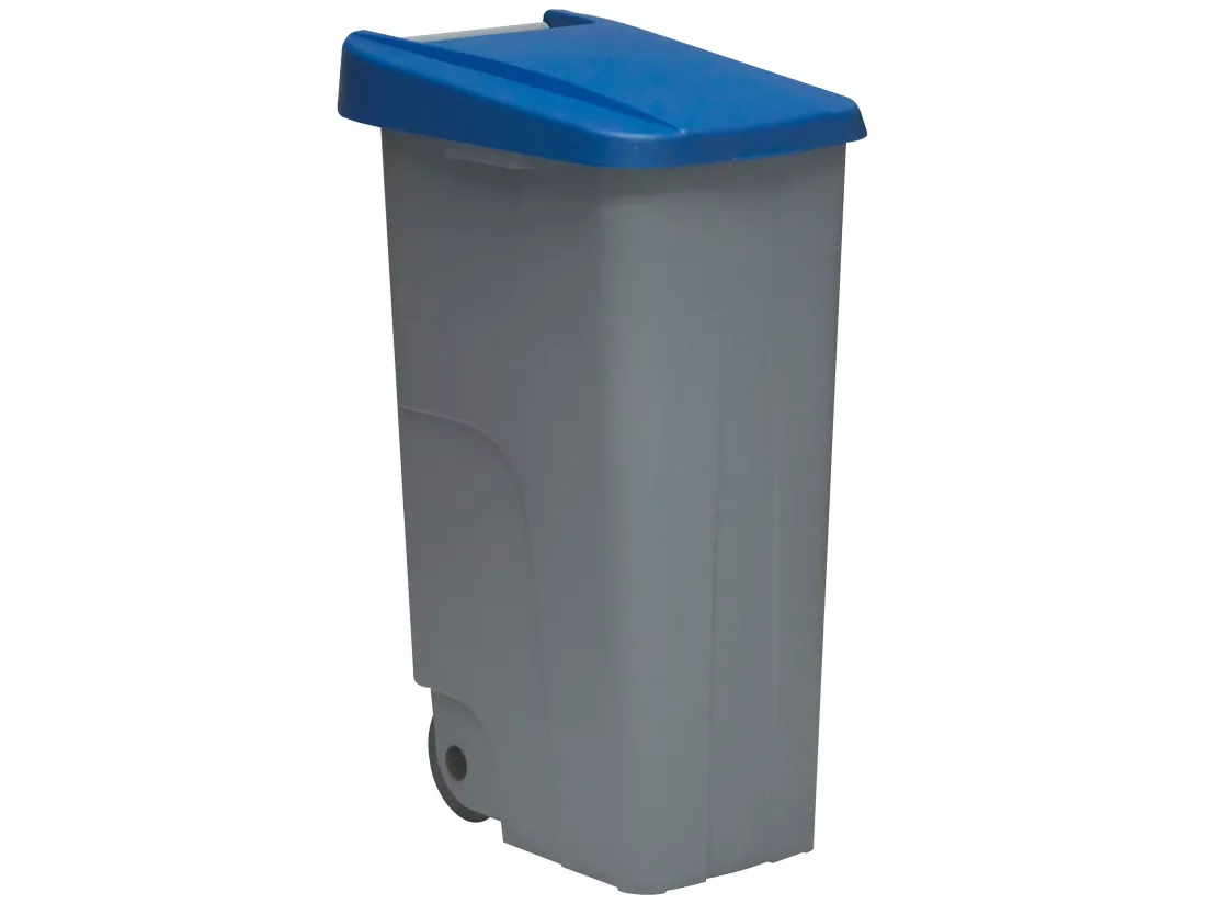 Recycler le conteneur de 110 litres fermé - bleu, L42 P 57 H88