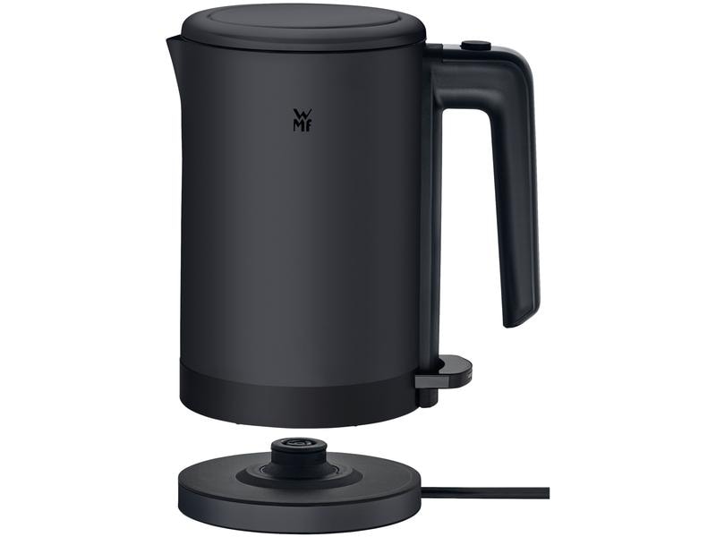 WMF Wasserkocher KÜCHENminis 0.8 l, Deep Black Wasserkocher mit 1800 W Leitung