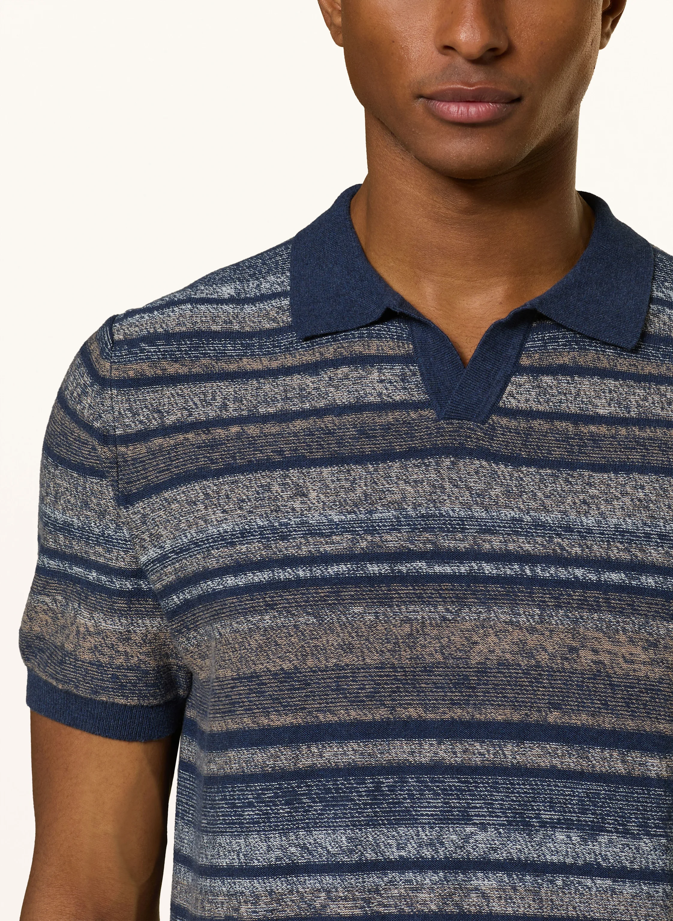 RAGMAN Strick-Poloshirt