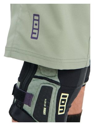 Genouillères VTT ION K-Lite Zip Vert Unisexe