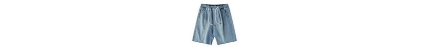 Wewewow - Mid Rise Gerafelde Denim Shorts