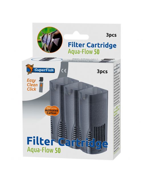 Superfish Filtercassette Aqua-Flow 50 - Filters - 3 stuks
