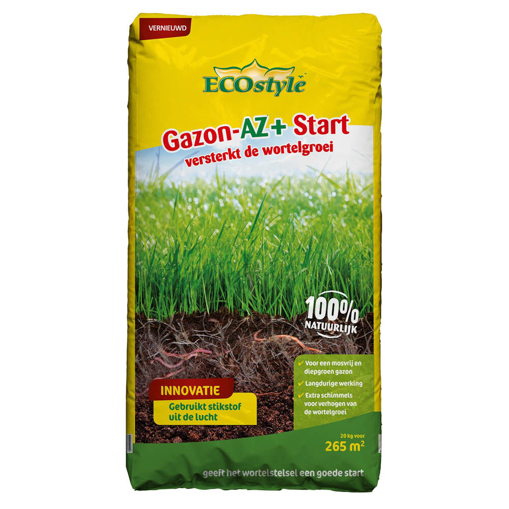 ECOstyle Gazon-AZ Start - Gazonmeststof - 265 m2 - 20 Kilogram