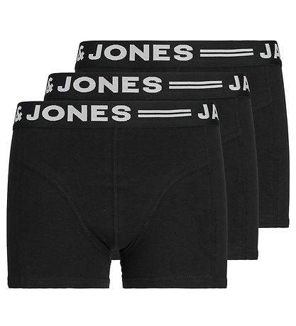 Jack & Jones Boxershorts - Sense Trunks - 3er-Pack - Schwarz