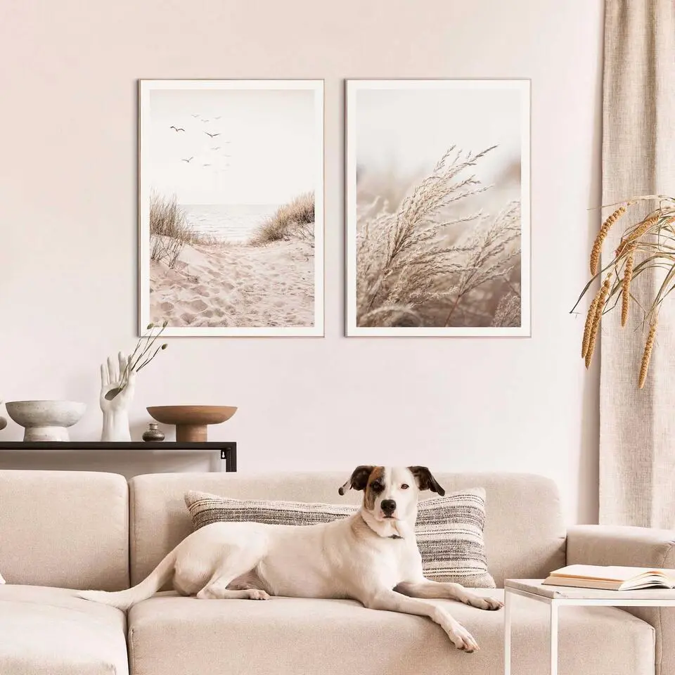 Set poster met lijst - Strand