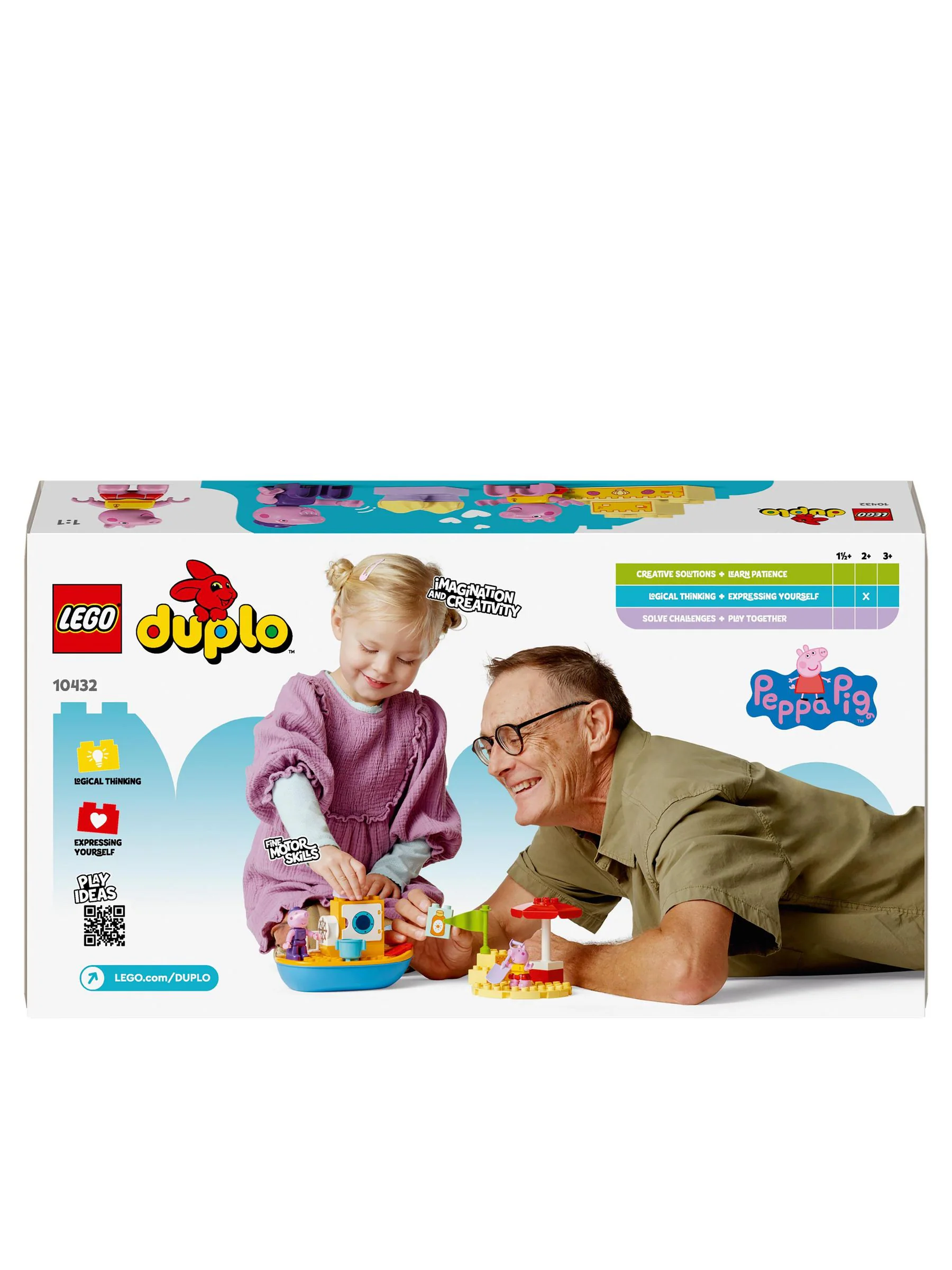 LEGO DUPLO Peppa Pig Boat Trip Playset Toy