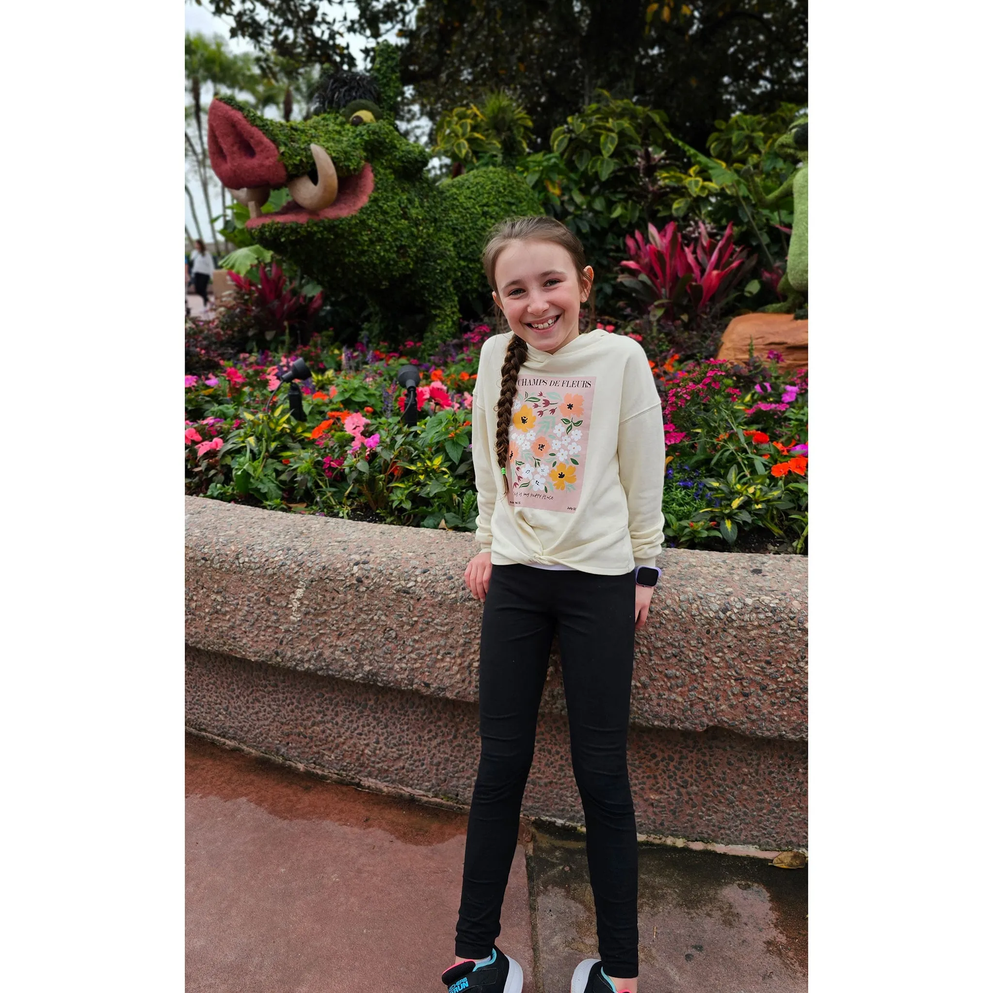 Look Kangourou Fleurs Jardin 7-14ans
